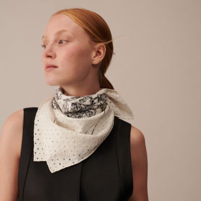 *HERMES* フリンジ バンダナスカーフ 70 Brides de Gala Bandana HERMES*フリンジバンダナスカーフ 70 Brides de Gala Bandana